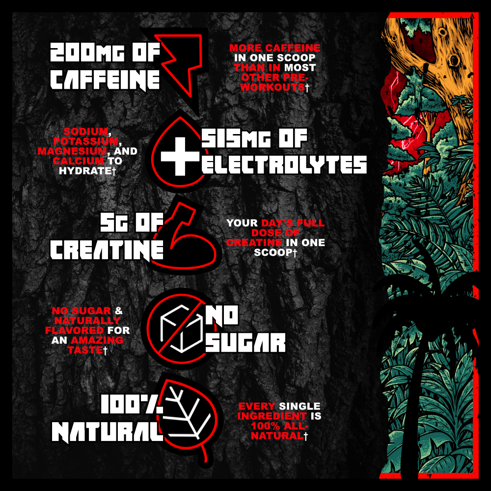 PRIMAL Premium Pre-Workout Powder (Primate Punch Flavor)