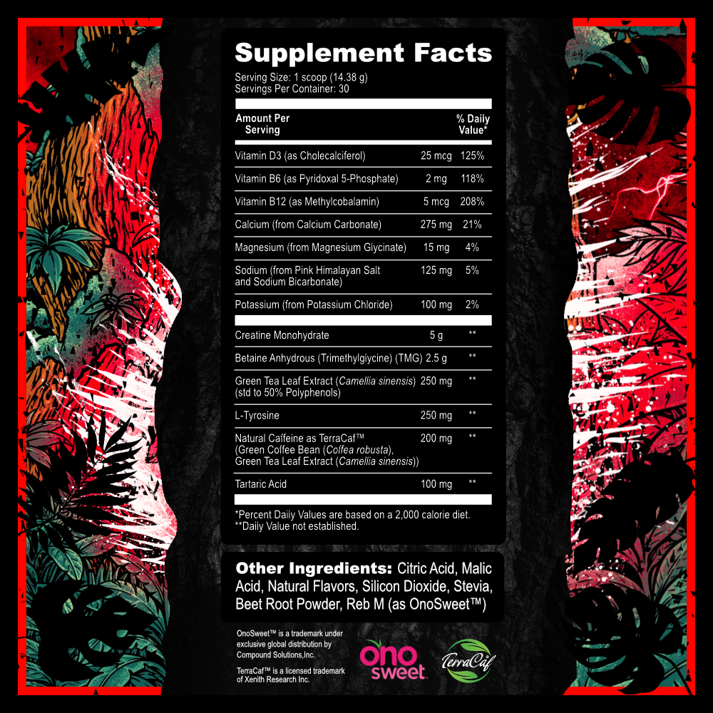 PRIMAL Premium Pre-Workout Powder (Primate Punch Flavor)